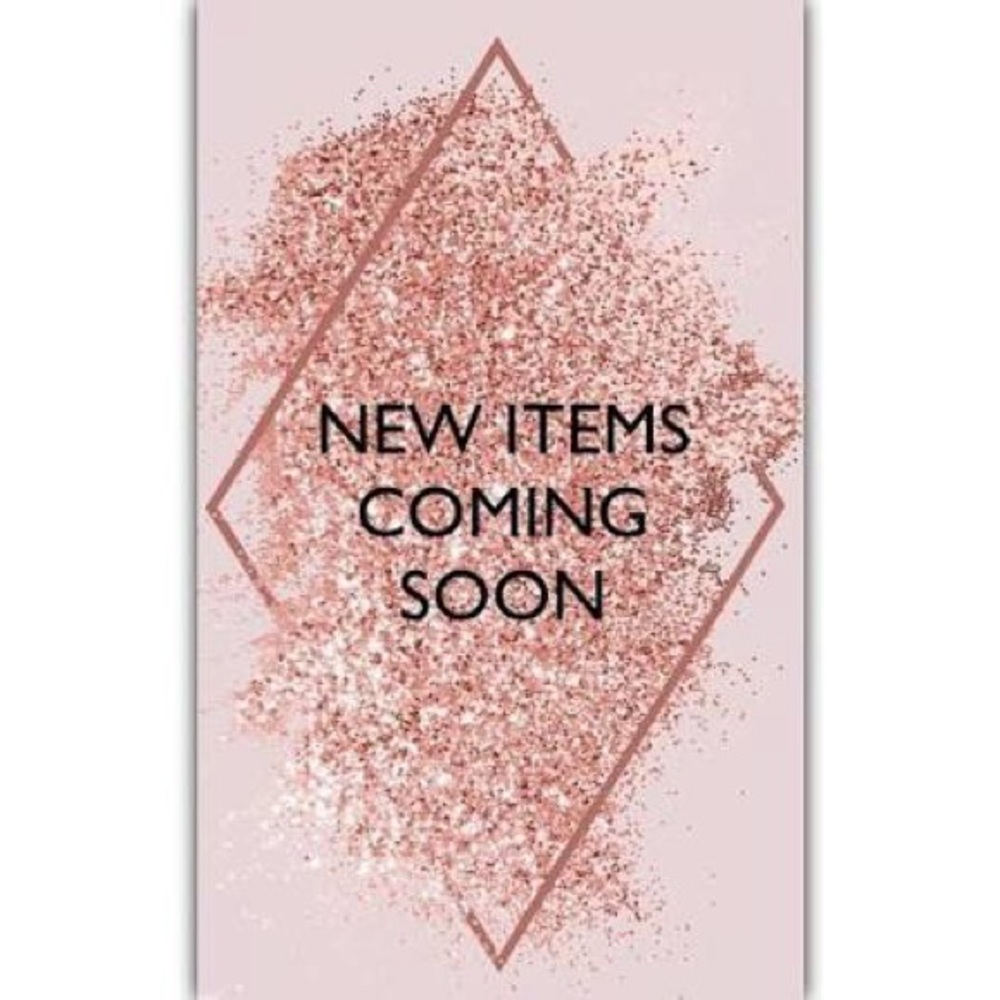New Items Coming Soon Graphic - Rose Gold Pink